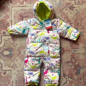 Columbia Snuggly Bunny (Down) Bunting, size 6-12 mo
NWT